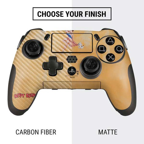 Betty Boop With Puppy Orange Background PlayStation Scuf Vantage 2 Controller Skin